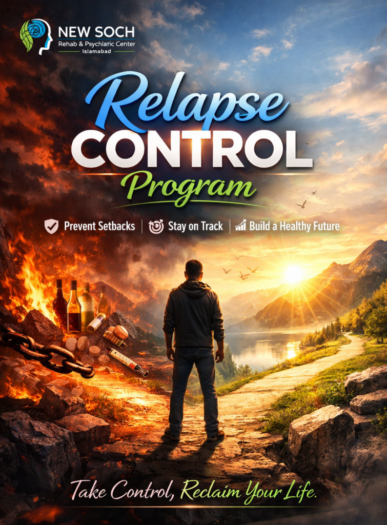 Relapse Control Program - Relapse Control Program in Islamabad, Pakistan.